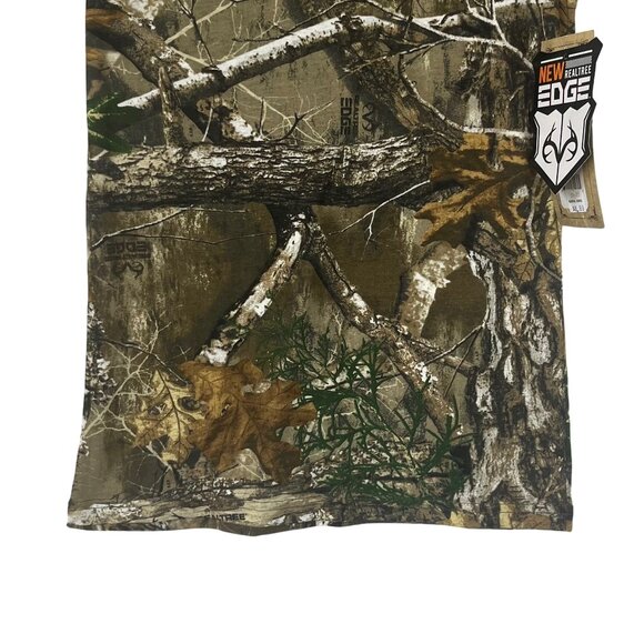 Lincoln Outfitters Realtree Edge Camo VNeck TShirt Womens Small Brown New - Picture 4 of 10